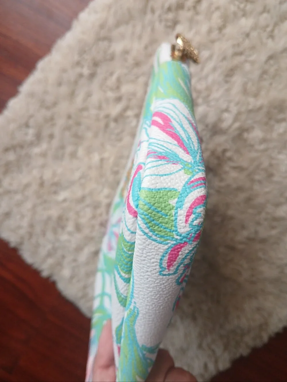 Lilly Pulitzer compact zip